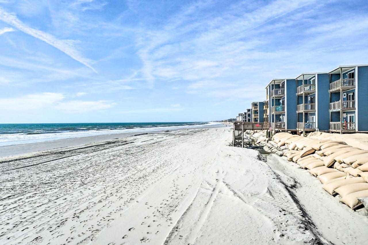 North Topsail Condo - Steps To Beach! نورث توبسالي بيتش المظهر الخارجي الصورة